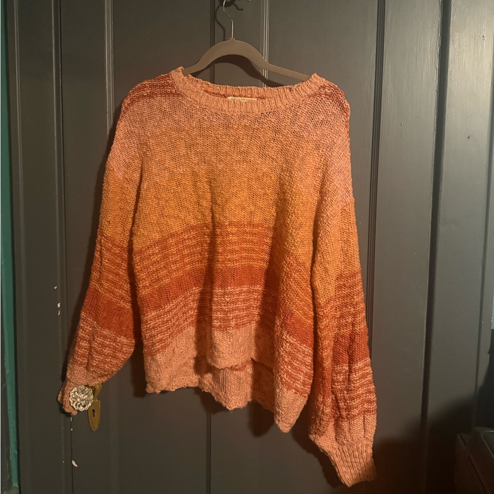 🔮 Spell // pink and orange sweater